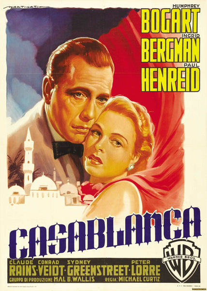 Casablanca movie poster art print