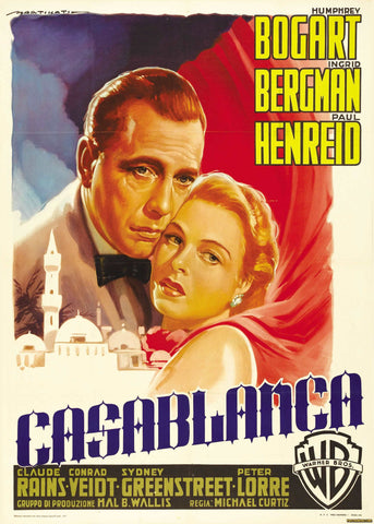 Casablanca movie poster art print