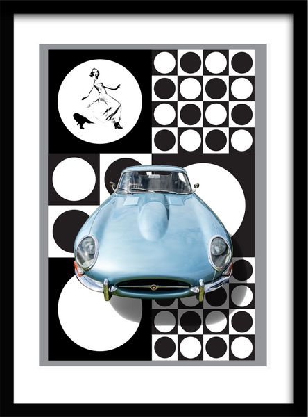 E-Type Jaguar Print