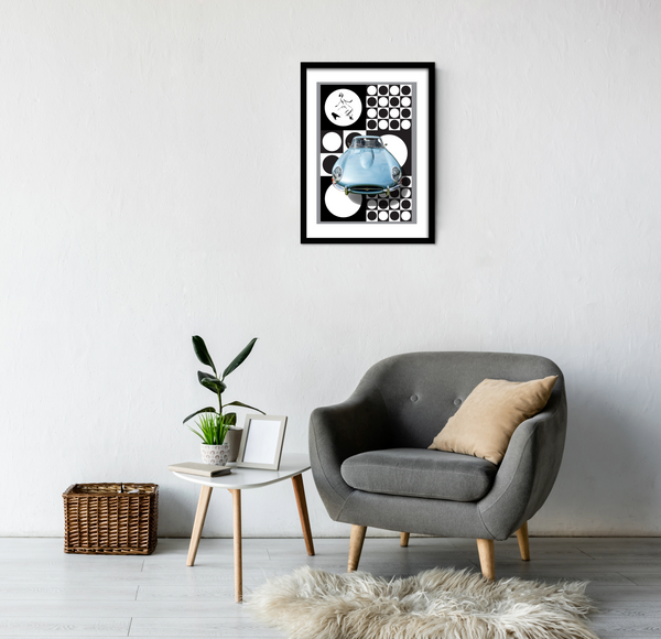 E-Type Jaguar Print