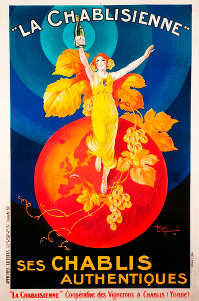La Chablisienne Vintage Print
