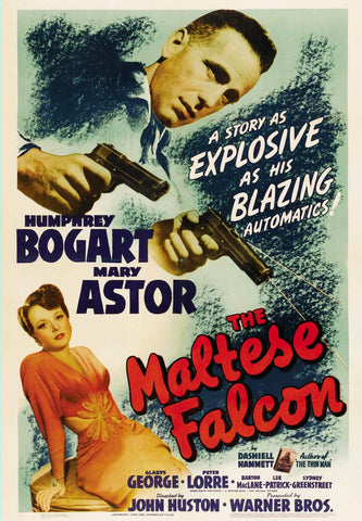 The Maltese Falcon Vintage print
