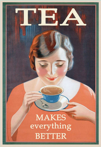 Tea vintage advertising  print