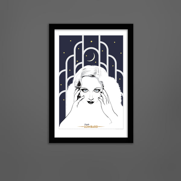 Carole Lombard Art Print