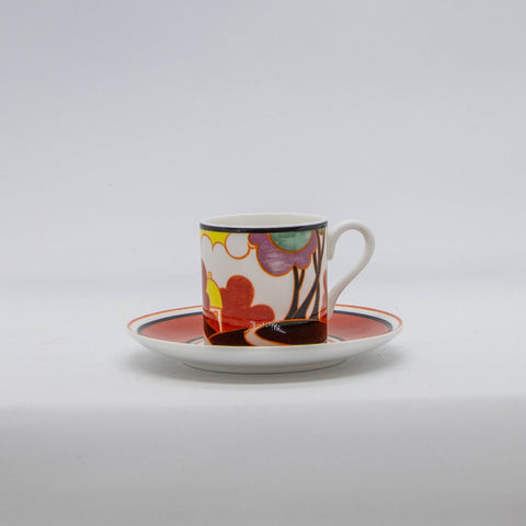 Clarice Cliff 'Autumn' Cup and Saucer by Wedgwood