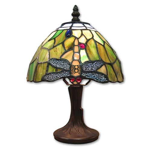 Tiffany Style Lamp with Dragonfly Shade